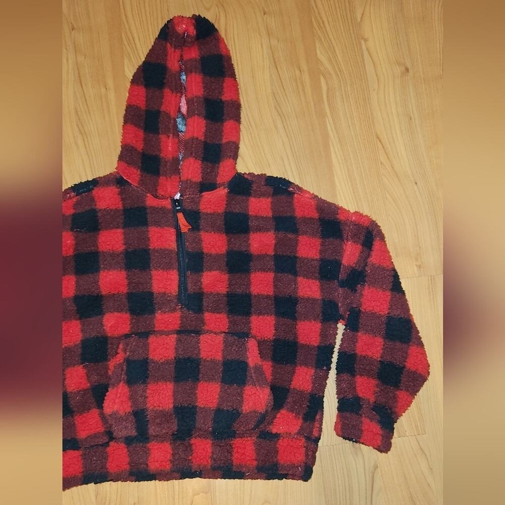 No Boundaries Plaid Pullover Sweater Small 3-5 - Picture 8 of 10